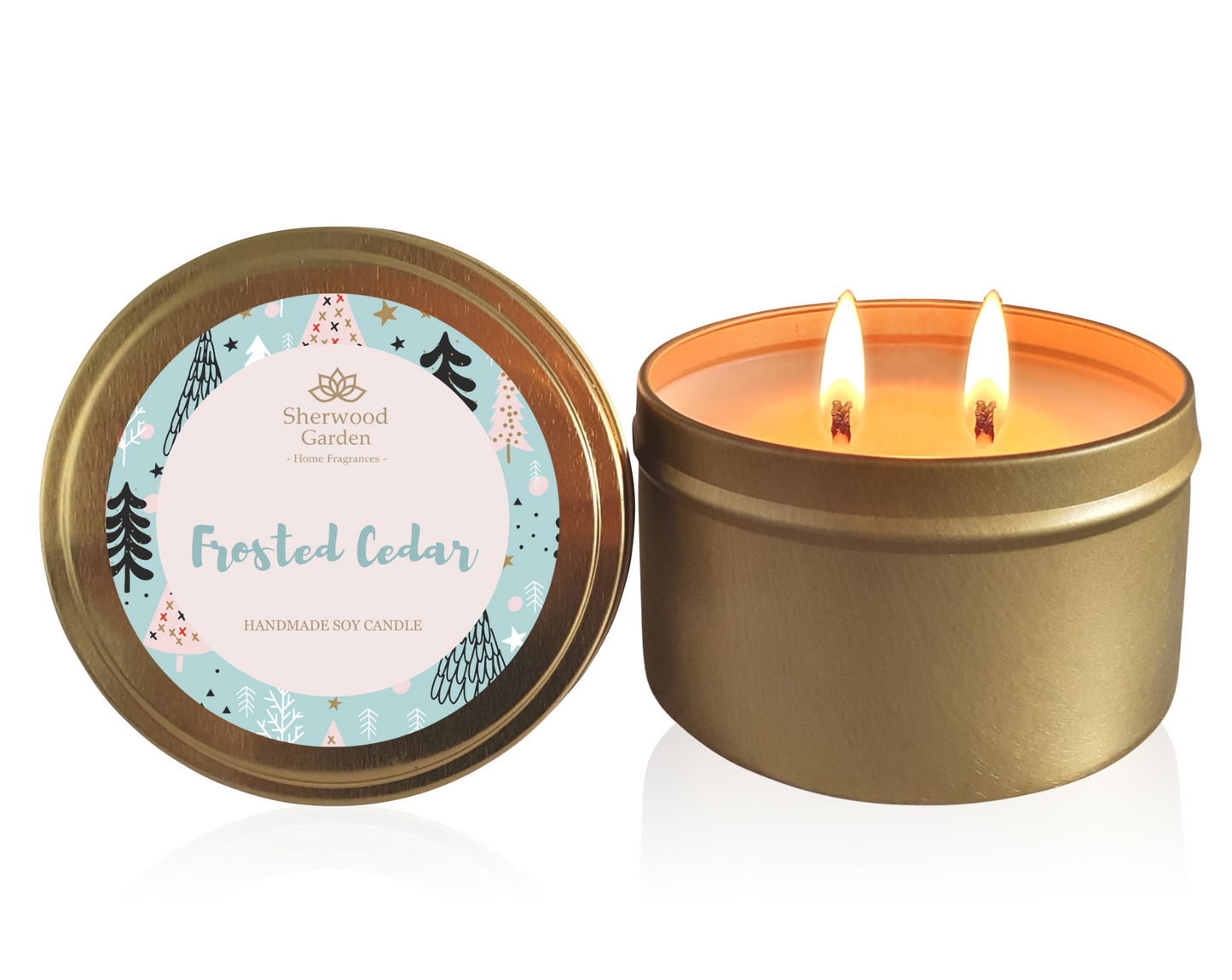 Frosted Cedar Soy Candle Tin 165g  (Limited Edition)