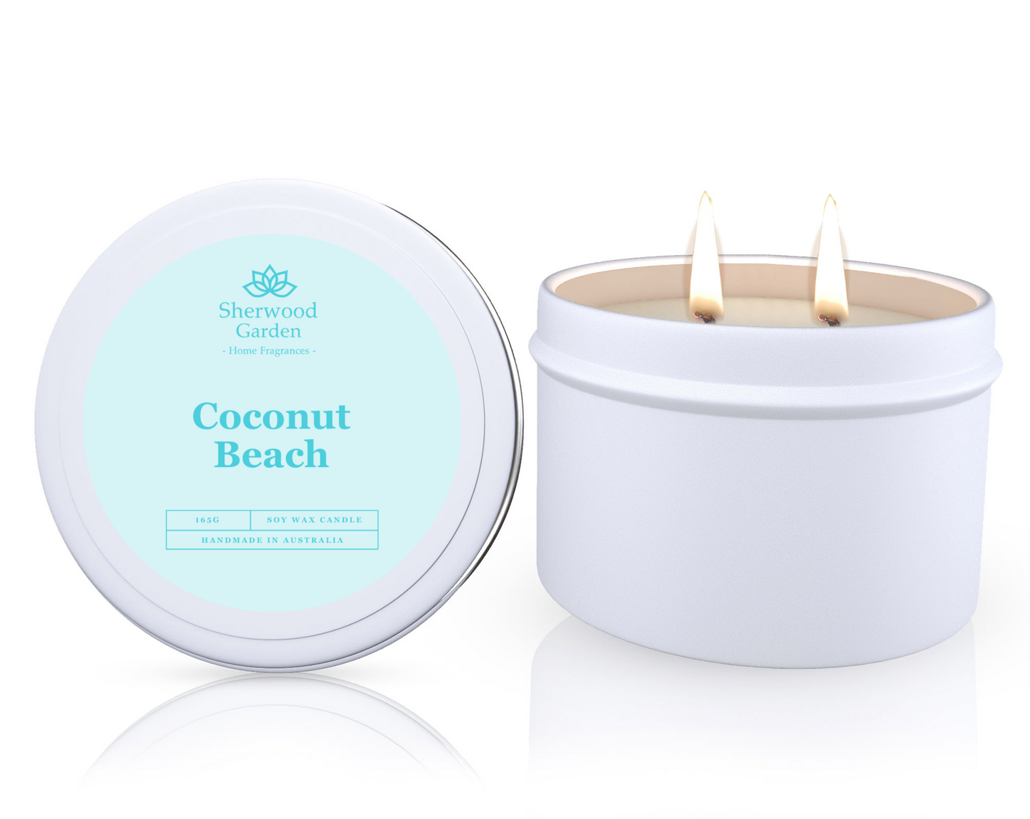 Coconut Beach Soy Candle Tin 165g