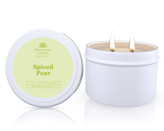 Spiced Pear Soy Candle Tin 165g