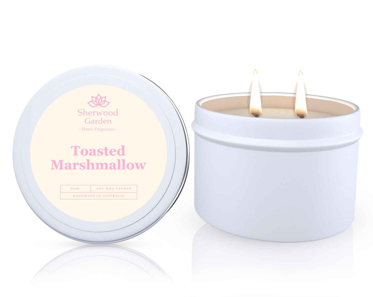 Toasted Marshmallow Soy Candle Tin 165g