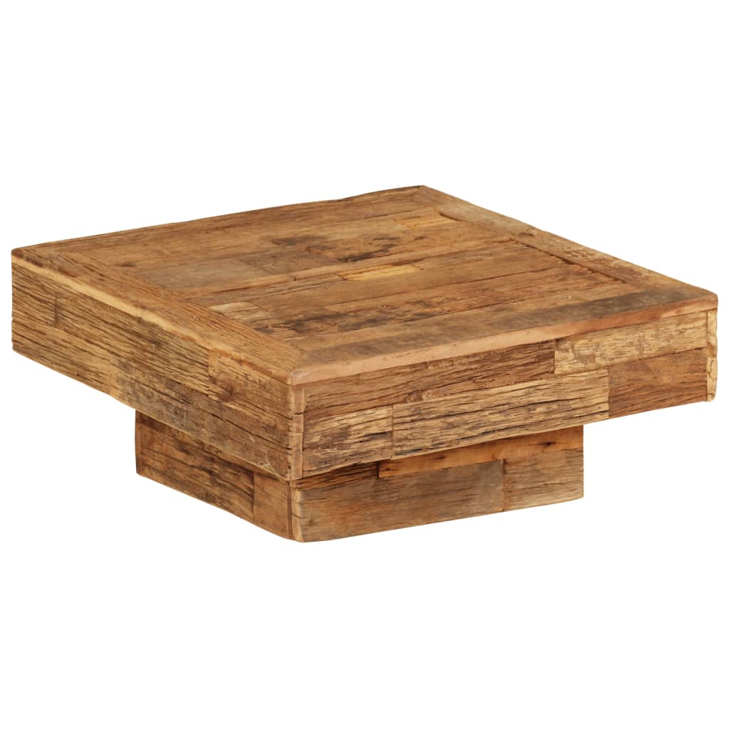 Coffee Table Solid Reclaimed Wood 70x70x30 cm