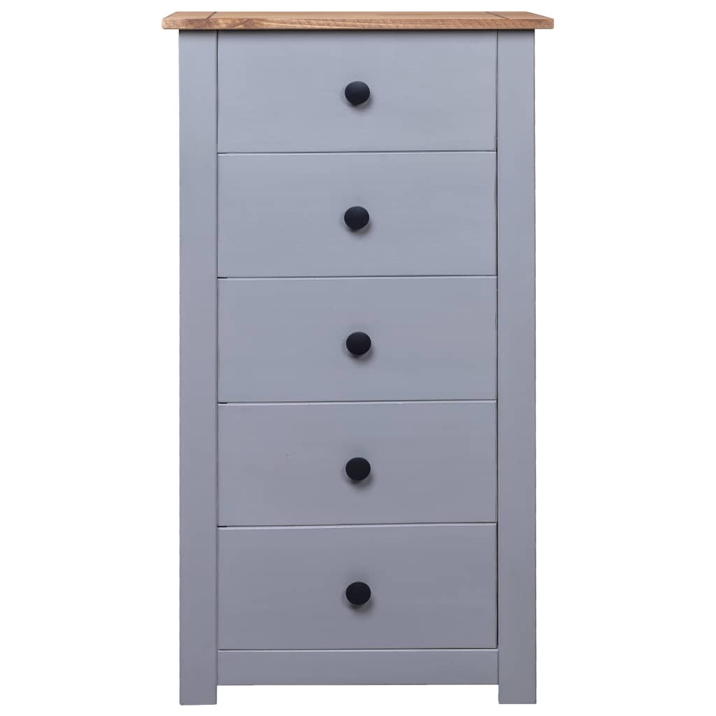 Sideboard Grey 46x40x89 cm Pine Panama Range