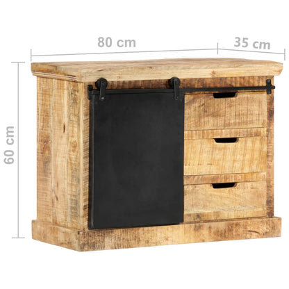 Sideboard 80x30x60 cm Solid Mango Wood